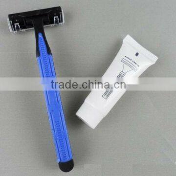 injejction handle disposable hotel shaving kit