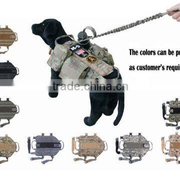 2016 A-bomb Dogs Application and Eco-Friendly Feature tactical dog training molle vest harness