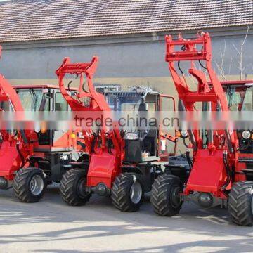 mini articulated front end wheel loader farm tractor ZL10F with CE