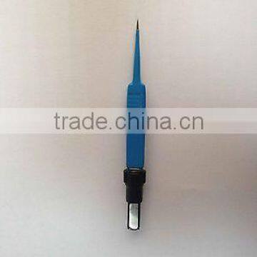 Straight Bipolar Forceps Pointed Tip Jeweler Type eye electrosurgical