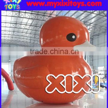 Outdoor air sealed inflatable duck, advertising buoy inflatable duck for water park