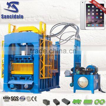 QT6-15B Full-Auto Hydraulic Cement Pavement brick forming machine cement block moulding machine