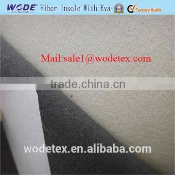 Non woven insole board laminated with white EVA for shoe insole