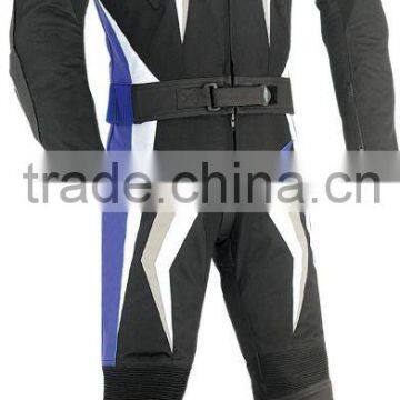 2-Pc Professional Motorbike Racing Leather Suit