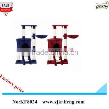 anji kaifeng factory supply Eco-feiendly feature house cage ,carrier ,houses type cat furniture