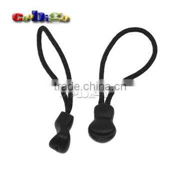 Cord Zipper Pull Strap Lariat Black For Apparel Accessories #FLC134-B photo-2