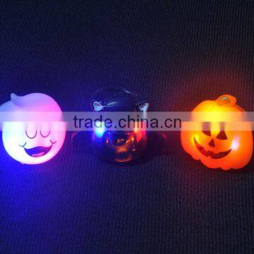Halloween LED ring rubber flashing ring