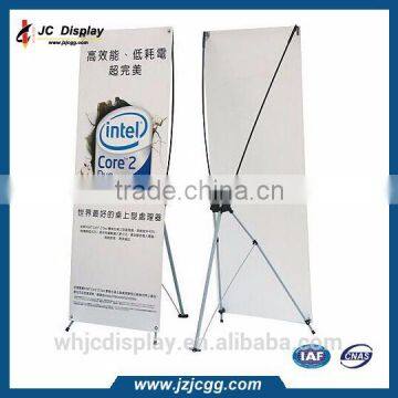 Protable X Banner Stand Used for Indoor or Outdoor Advertising