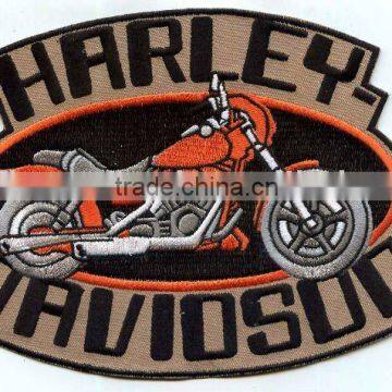 motor bicycle Embroidery patch