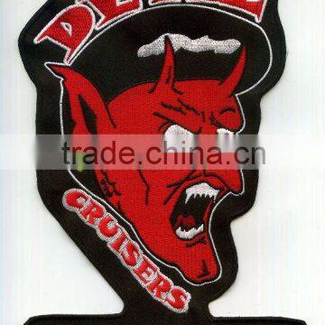 Devil design Embroidery sport patch