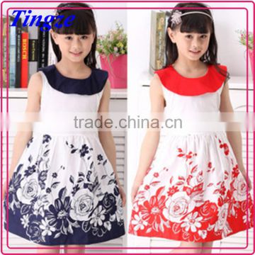 Wholesale Hot Sale New Fashion Frock Short Sleeve Baby Girl Party Dress