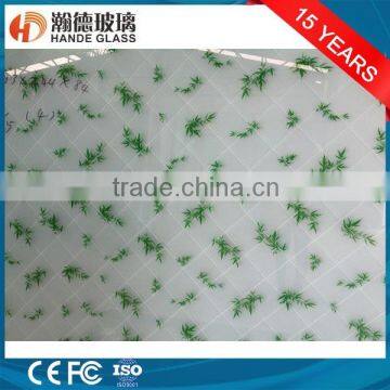 3.8MM Beautiful Silk Screen Glass photo-4