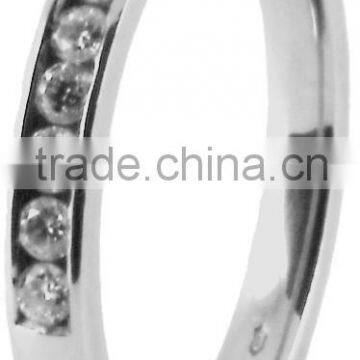 18ct White Gold Diamond Eternity Wedding Bands