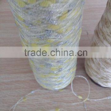 1/5.5NM sausage yarn 60%silve lurex 40%nylon