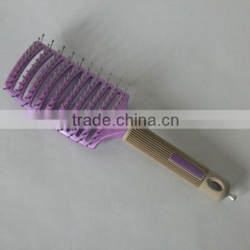 paddle hair brush with nylon pins