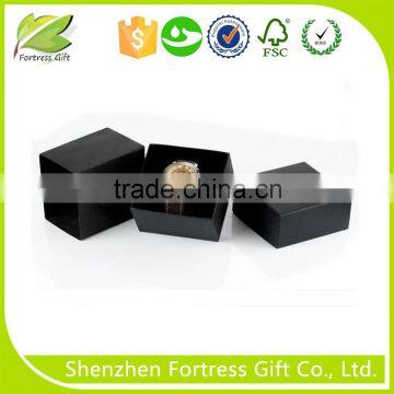 factory cheap black cardboard watch gift box