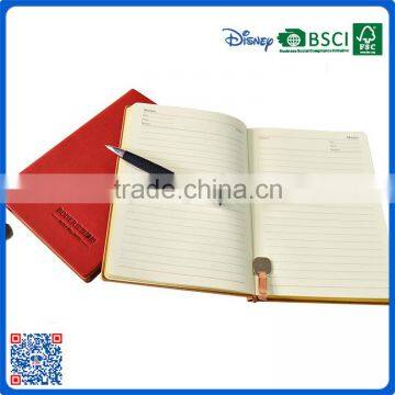 Factory Supply Refillable Leather Cover Hardcover Notebook With Metal Bookmark Tag for Gifts Quality Choice photo-4