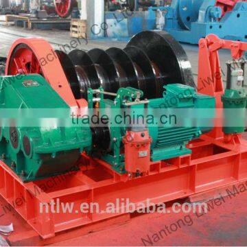 100KN low speed electric winch