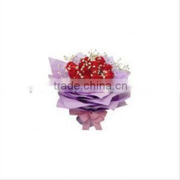 Flower packaging nonwoven fabric