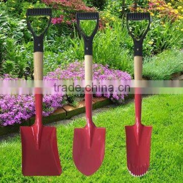 Aluminium shovel snow shovel with short handle for easy using