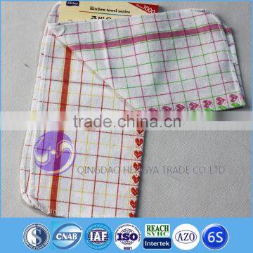 Cotton Yarn dyed Waffle weave packing kitchen towel