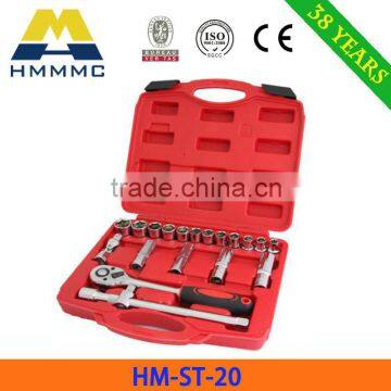 20 PCS 1/2" DR.Socket Wrench Set Made In China