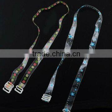 Shanghai QG transparent bras straps the flower