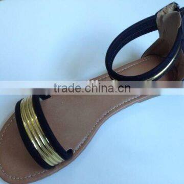 yt chaozhou Newest fashion ladies flat sandal sliper