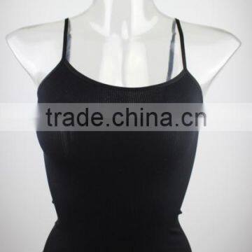 Fashionable Ladies' black sexy Tank Top
