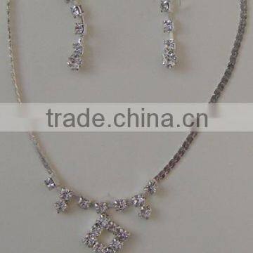 Rhinestone Jewelry Set