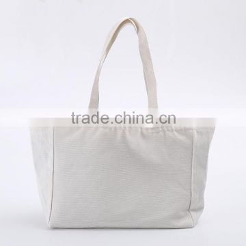 2015 Hot Sale Eco-friendly Fashion Promotional Cotton Shopping Bag white portable recyclable shopping cotton bag