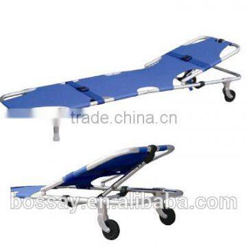 Folding Stretcher With Wheels/Folding Ambulance Stretcher