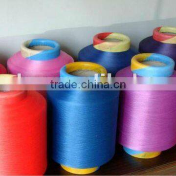 100% polyester 450D/192F DOPE DYED YARN