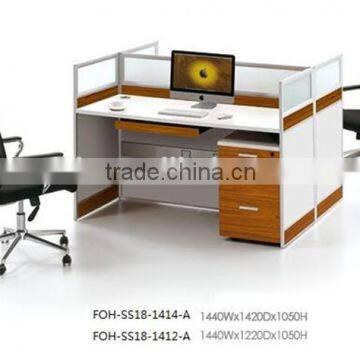 Sound Proof Cubicles Modern Office table Workstation FOH-SS18-1414-A