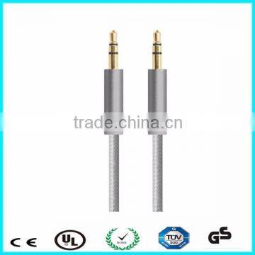 Audio aux male to male cable 3.5mm stereo jack