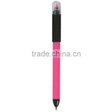 Twin-Write Pen/Highlighter-Pink