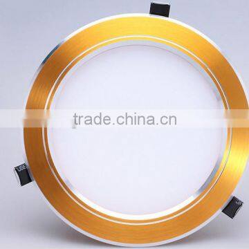 Round Led Ceiling Light for Home/office/Supermarket 9w 12w 18w 24w ( Golden/silver/black/ White Color Edge)