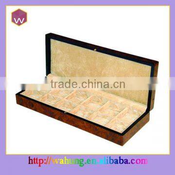 High Glossy Painting Wood Veneer Wooden Cufflink Box For Gift