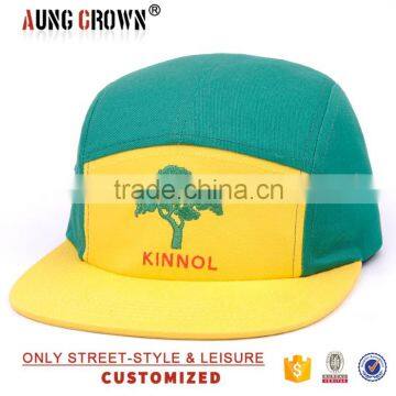 Cheap custom 5 panel flat snapback