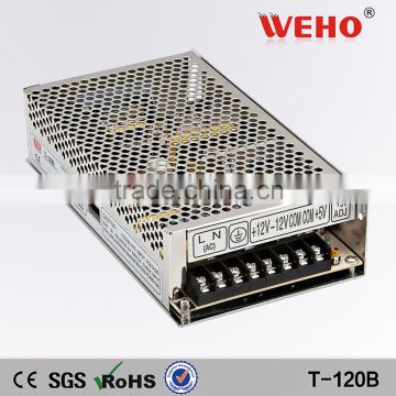 Output types 120w triple Output 5v 12v 24v ac to dc Switch Power Supply                        
                                                Quality Choice