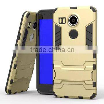 Shockproof armor case for lg nexus 5x