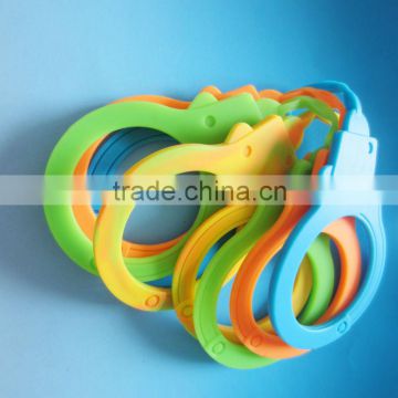 customized silicone toys / educational toys / shape fun silicon kids toys handcuff shape