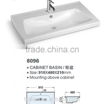 LELIN L91cm ceramic cabinet basin bathroom vanities top bathroom basin sink of LT-090