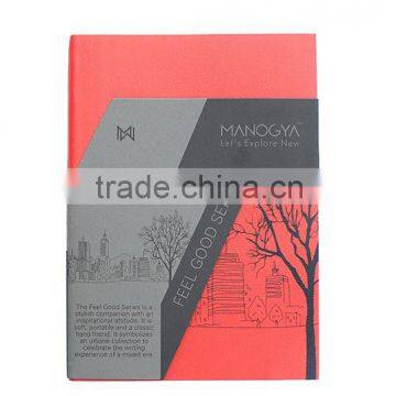 Smart Size 165mmX216mm/ PU Leather Cover- 100% Customed Note Book/ Promotional Note Book /