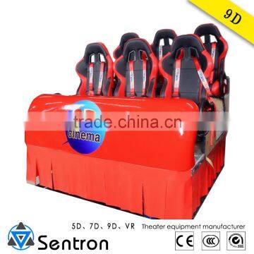 9D Simulator 3/6/9 Motion Luxury Seats For Amusement Park 9D Cinema Cabin Simulator photo-5