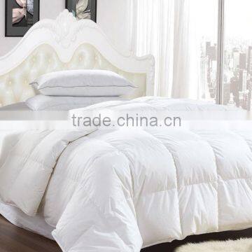 100% cotton luxury white goose down quilt