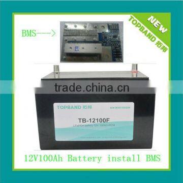 2 Year Warranty LiFePO4 12V 100Ah Battery Pack with BMS+Case