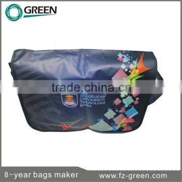 Lamination Non Woven 2015 Custom college shoulder bag