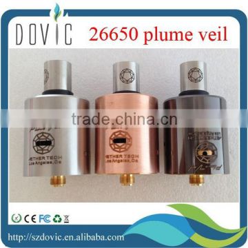 Ss/black/copper 26650 plume veil rda 1:1 clone