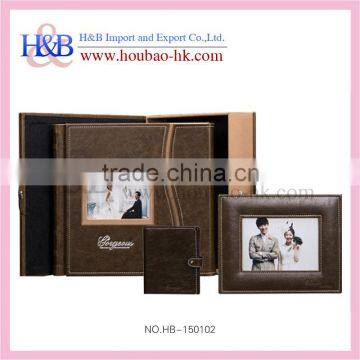 new product custom leather photo album cover free producer in China